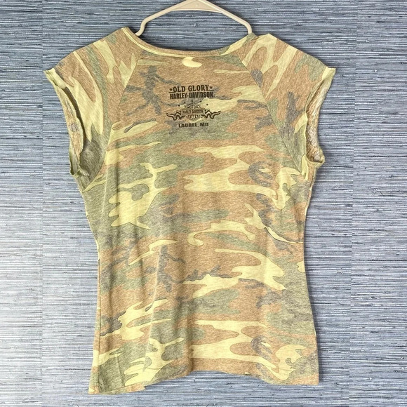 Harley Davidson camo tee Large Laurel Maryland - Picture 6 of 6